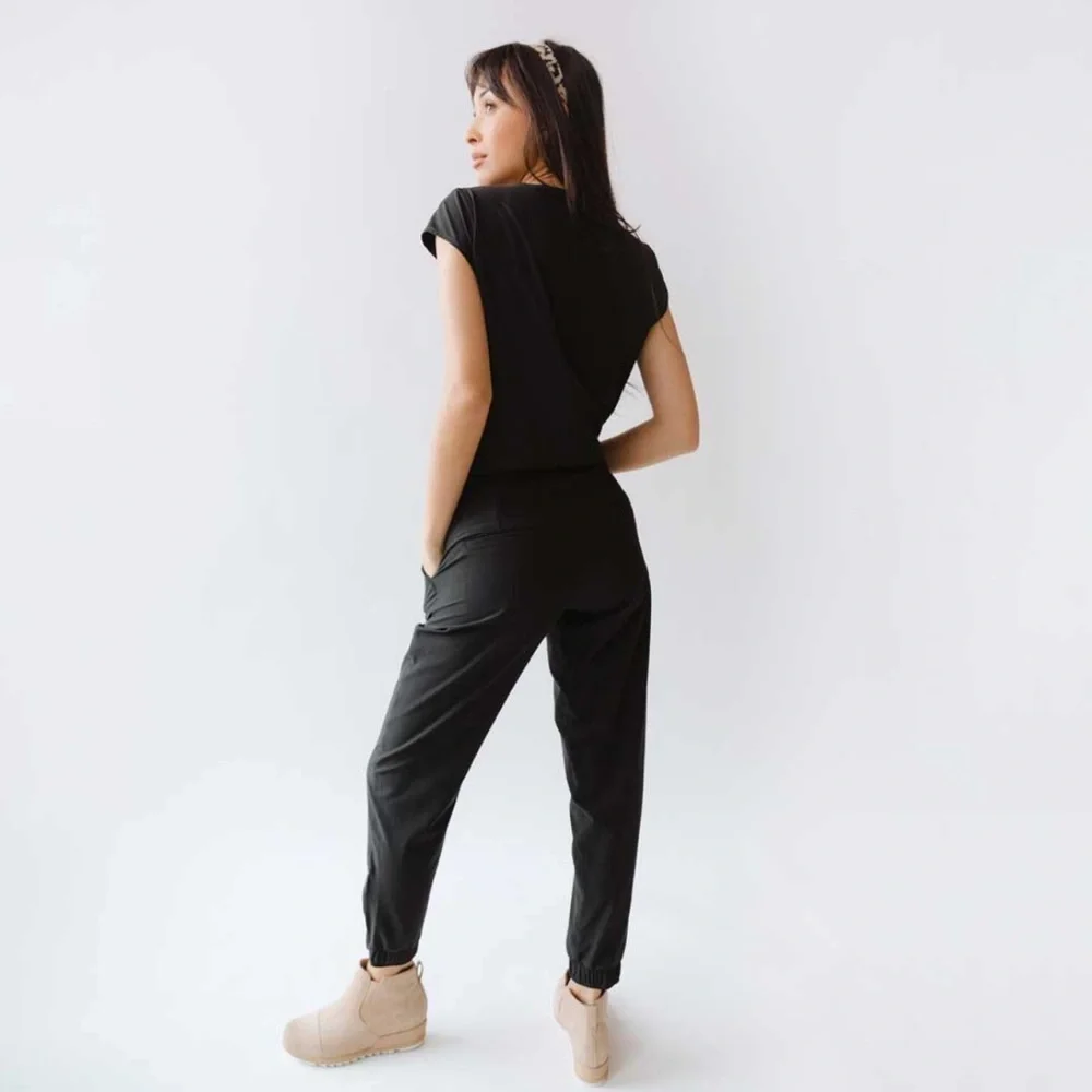 Albion Black Jumpsuit